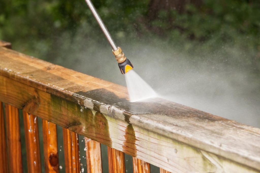 Pressure Washing Deck